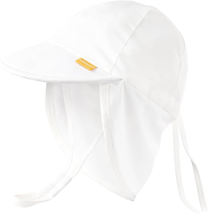 51fv9Y4oJVL._AC_SX679 FURTALK Baby Sun Hat UPF 50+ UV Ray Sun Protection Cotton Toddler Hats for Boys Girls - Image 1