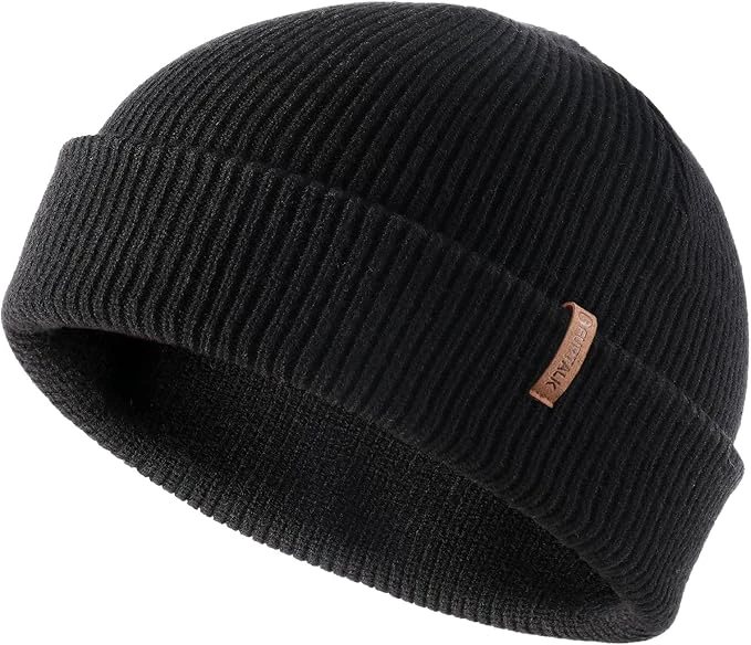711uK6HhL0L._AC_SX679 FURTALK Fisherman Beanie for Men Women 2 Styles Cuffless or Cuffed Knitted Unisex Winter Hat Outdoor All-Day Warmth - Image 1
