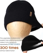 FURTALK Winter Hats for Men Women Fleece Lined Beanie Warm Cuffed Outdoor Skull Cap - Image 3