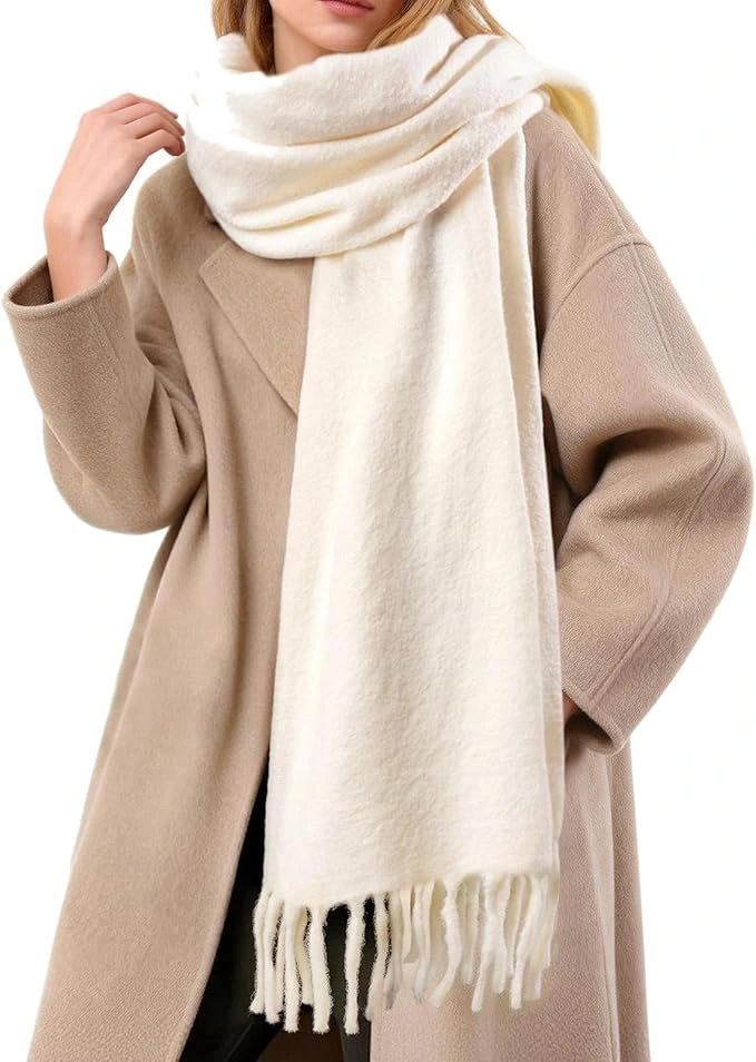 71Qih1Nk4VL._AC_SX679 FURTALK Scarf for Women Men Soft Warm Blanket Scarf Pashmina Shawl Winter Thick Womens Scarves - Image 1