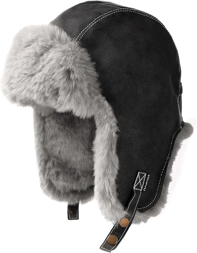 816BvgVuyjL._AC_SX679 FURTALK Trapper Hat Winter Hats for Women Men Warm Russian Skiing Cap Outdoor Windproof Waterproof - Image 1